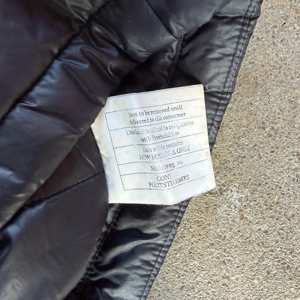 Patagonia Kai Lee Parka Quilted Insulated Jacket in Black Size XS Hiking Coat - Picture 5 of 5